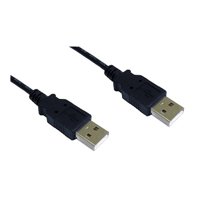 2m USB 2.0 A To A Data Cable Black