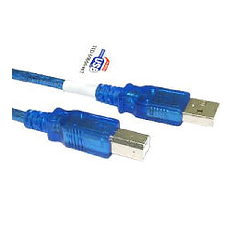 2m USB 2.0 A To B Data Cable Blue