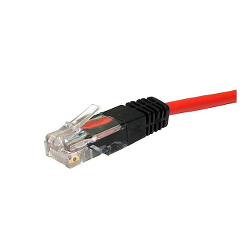 3m CAT5e Crossover Patch Cable, Red