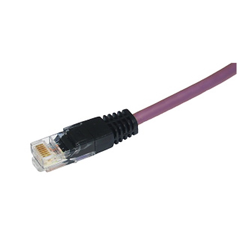 3m CAT5e Crossover Patch Cable, Violet