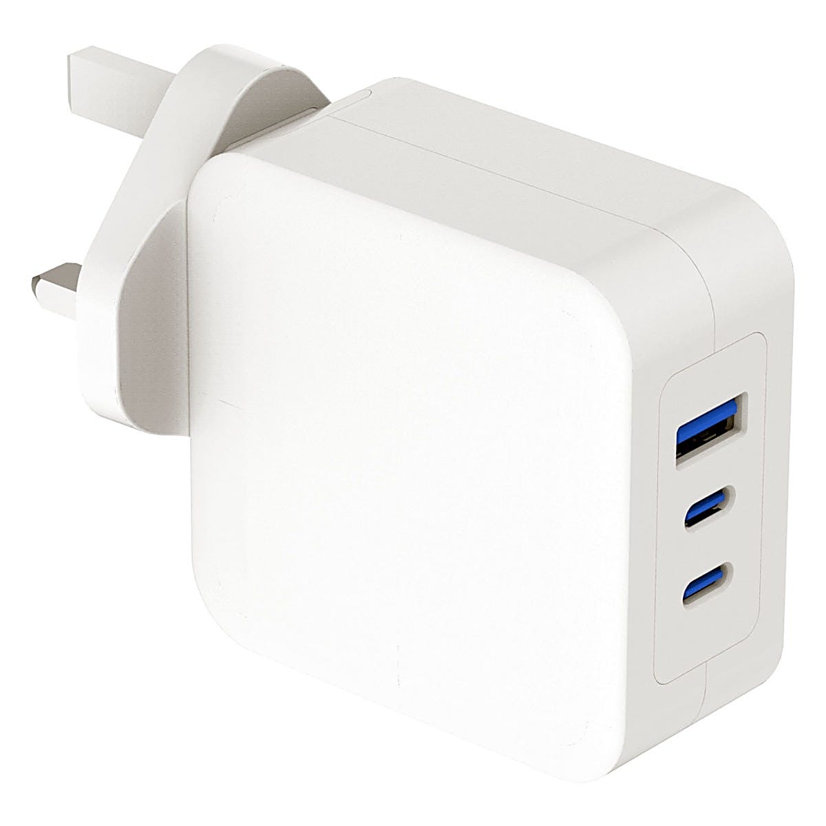 100W USB-C PD and USB-A Charger, UK Plug
