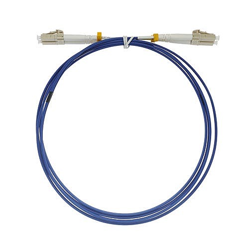 10m OM3 LC to LC Fibre Optic Cable Multimode 50/125 Blue