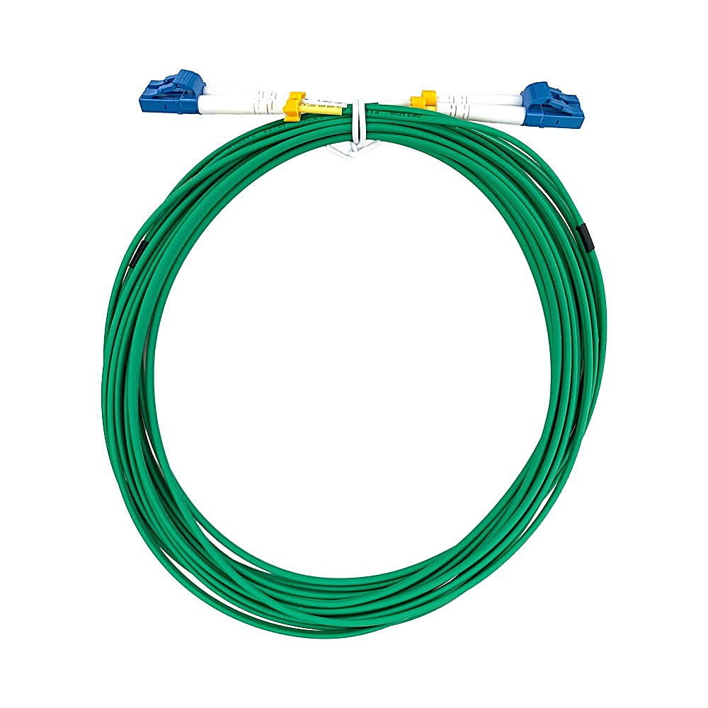 6m OS2 LC to LC Fibre Optic Cable Single Mode 9/125 Green