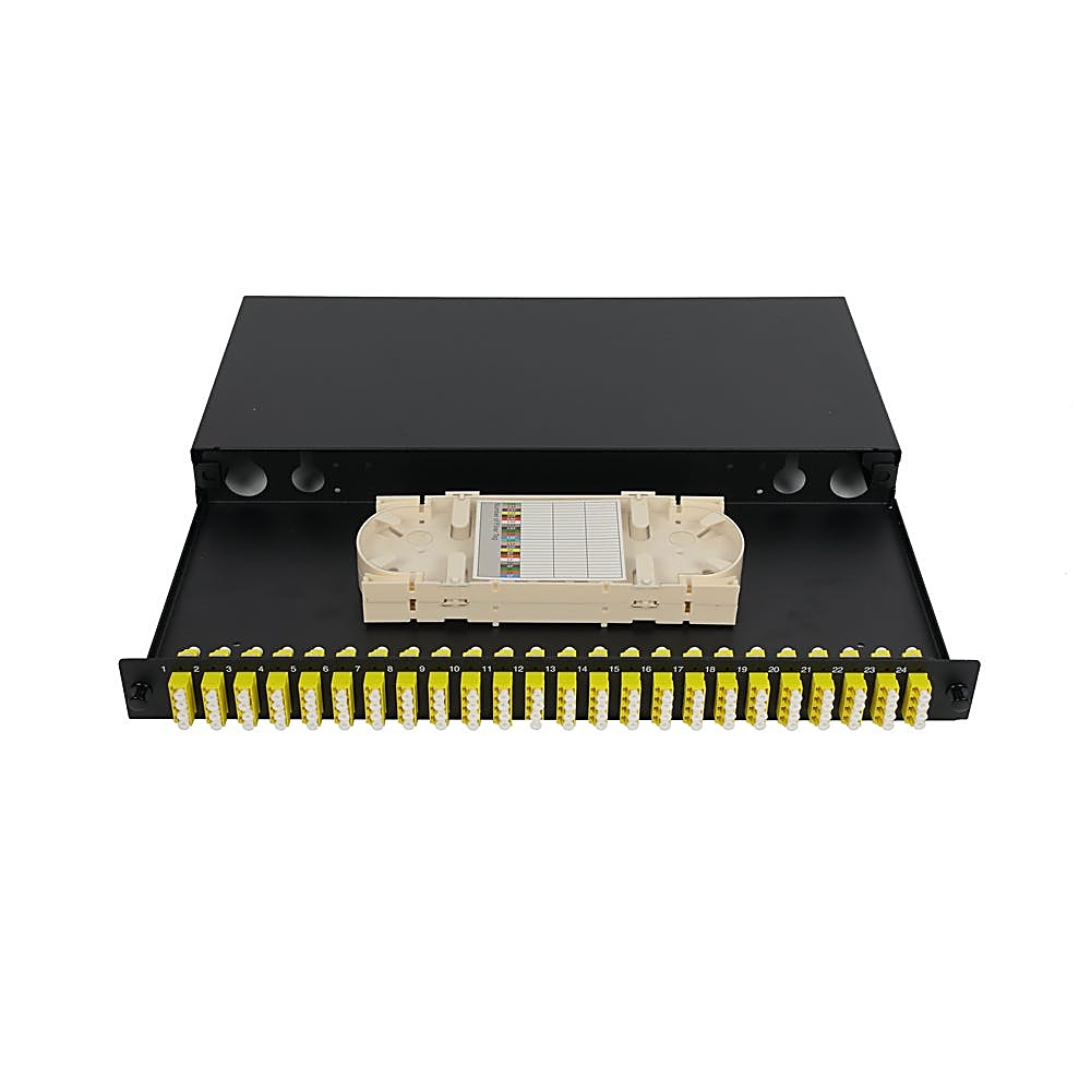 LC Quad Fibre Adapter OS2 Blue