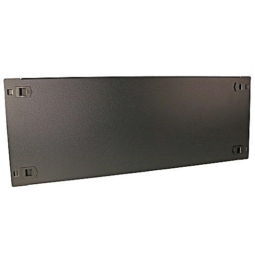3U 19 Inch Blanking Panel, Tool-Less Black