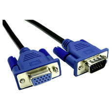 Low Smoke 1m VGA / SVGA Low Profile Extension Cable