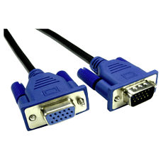 Low Smoke 5m VGA / SVGA Low Profile Extension Cable