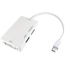 Mini DisplayPort To HDMI DVI and Displayport Multi Adapter