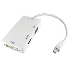 Mini DisplayPort To HDMI DVI and VGA Multi Adapter