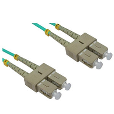 0.5m OM4 SC SC Fibre Optic Network Cable 50/125