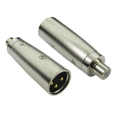 Phono to XLR Adapter - XLR Male to RCA Female