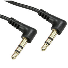 3m Right Angled 3.5mm Jack Cable 90 Degree