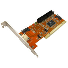 SATA & IDE PCI Raid Card 1x int 1x ext SATA & 1x IDE