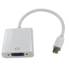 Short Mini DisplayPort To VGA Adapter Cable