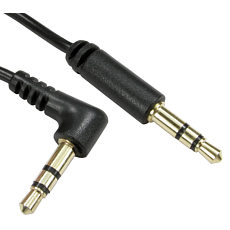 1m Straight to Angled 3.5mm Stereo Jack Cable