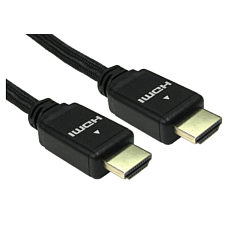 1m UHD Certified HDMI 2.1 Cable Black 4k 120Hz, 8k 60Hz