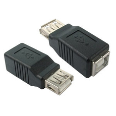 USB A Female to USB B Female Adapter USB 2.0
