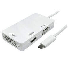 USB C to HDMI DVI or VGA Adapter