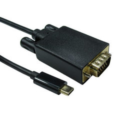 USB C to VGA Cable 5m 1080p 60Hz Support