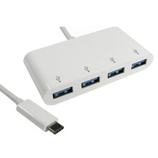 USB Type C to USB3 4 Port Hub