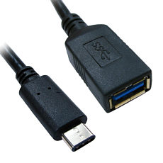sætte ild lejer Hverdage USB C to USB A Female USB 3.0 OTG Adapter Cable 1m USB3C-951-100CM |  Cabledepot