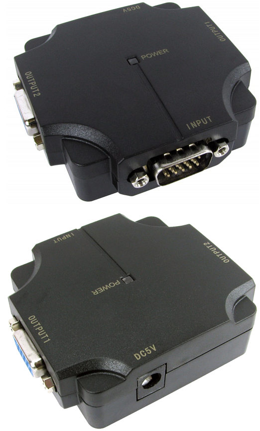 VGA Splitter 2 Way 500MHz Ultra High Bandwidth