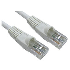 3m Low Smoke Snagless CAT6 Patch Cable White 24 AWG